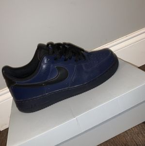 Navy/black  air force 1
